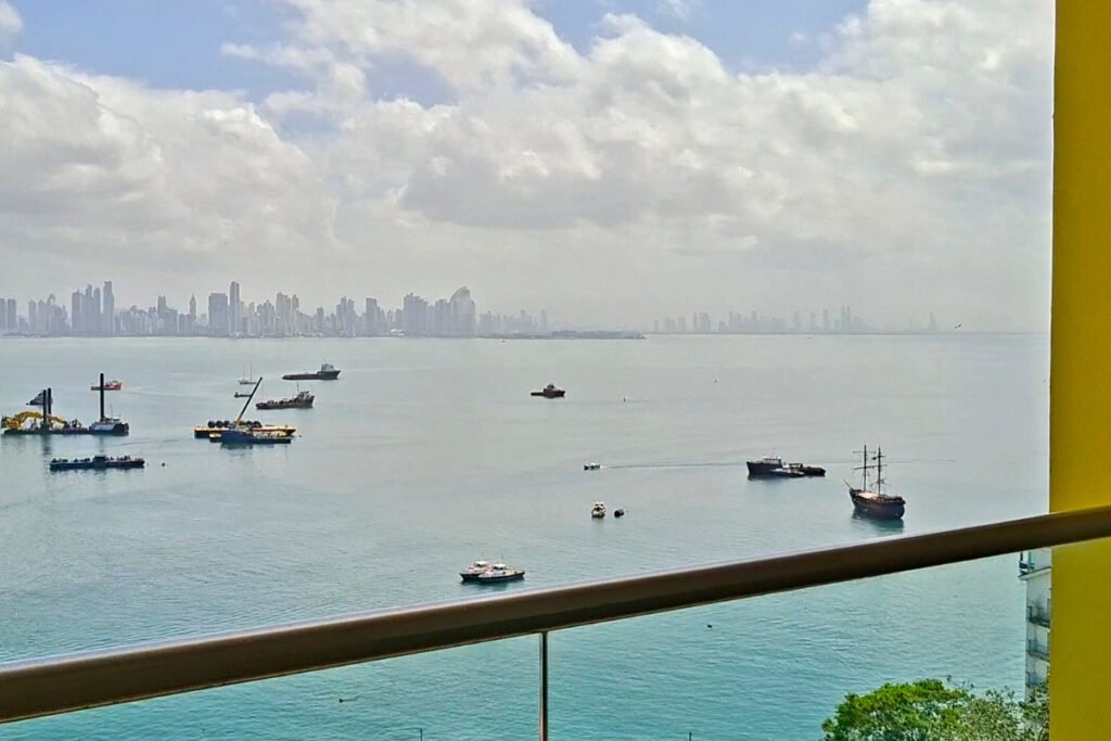 Panama city view from amador